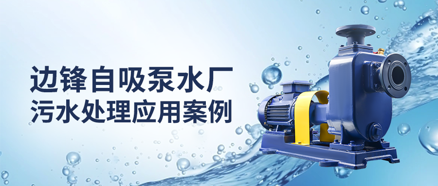 黄金城集团自吸泵水厂污水处理应用案例